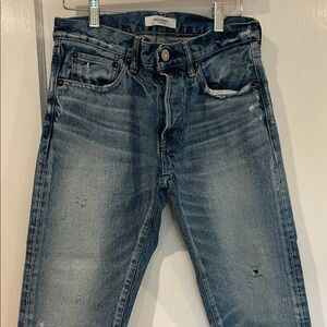 Moussy Women’s Washed Blue Slim Straight Jeans